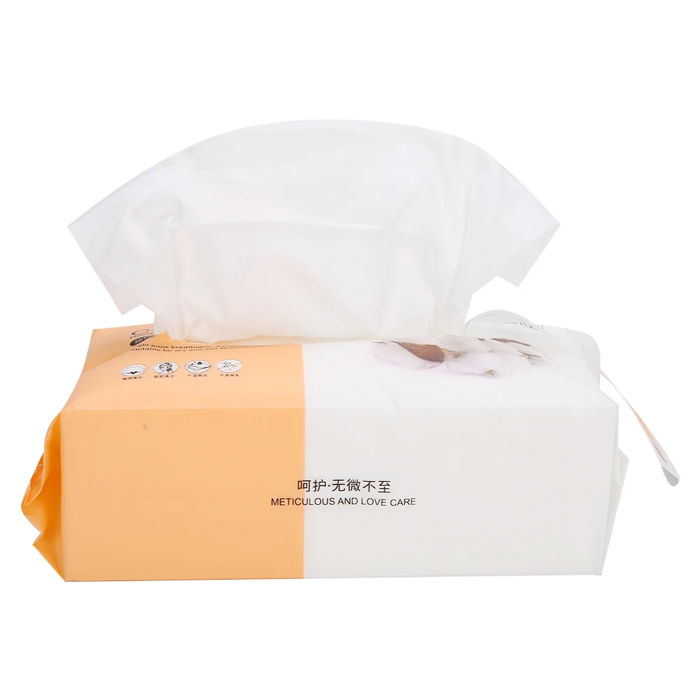 100 шт./пакет влажной и сухой двойного Применение Бумага Полотенца очищение макияж