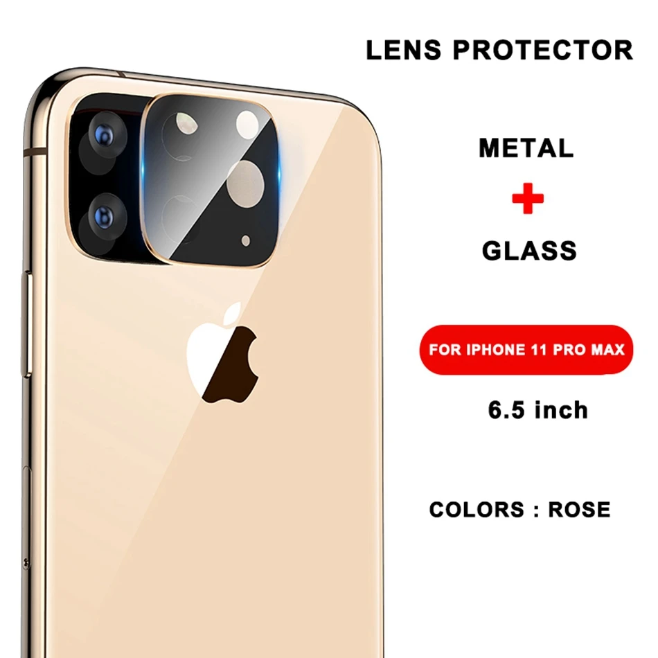 Закаленное стекло для iPhone 11 Pro X XS Max объектива камеры Защитная пленка экрана Apple