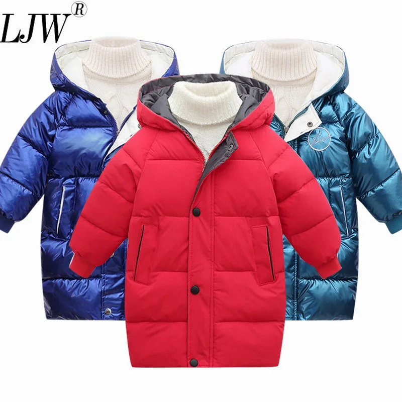 2021 new girls' winter warm coat and jacket children's quality solid color long sleeve wool 3-8 years old baby girl | Детская