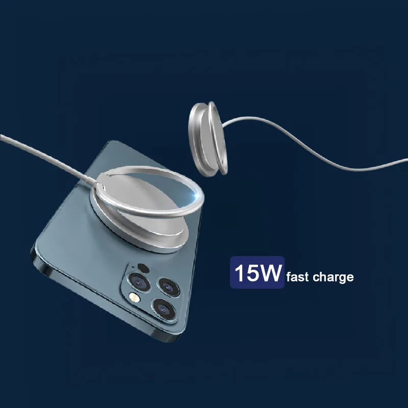 

Magnetic 15W Wireless Charger For iPhone 12 Pro Max Mini Type C Fast Charging For iPhone 12 For Sunsang Huawei xiaomi