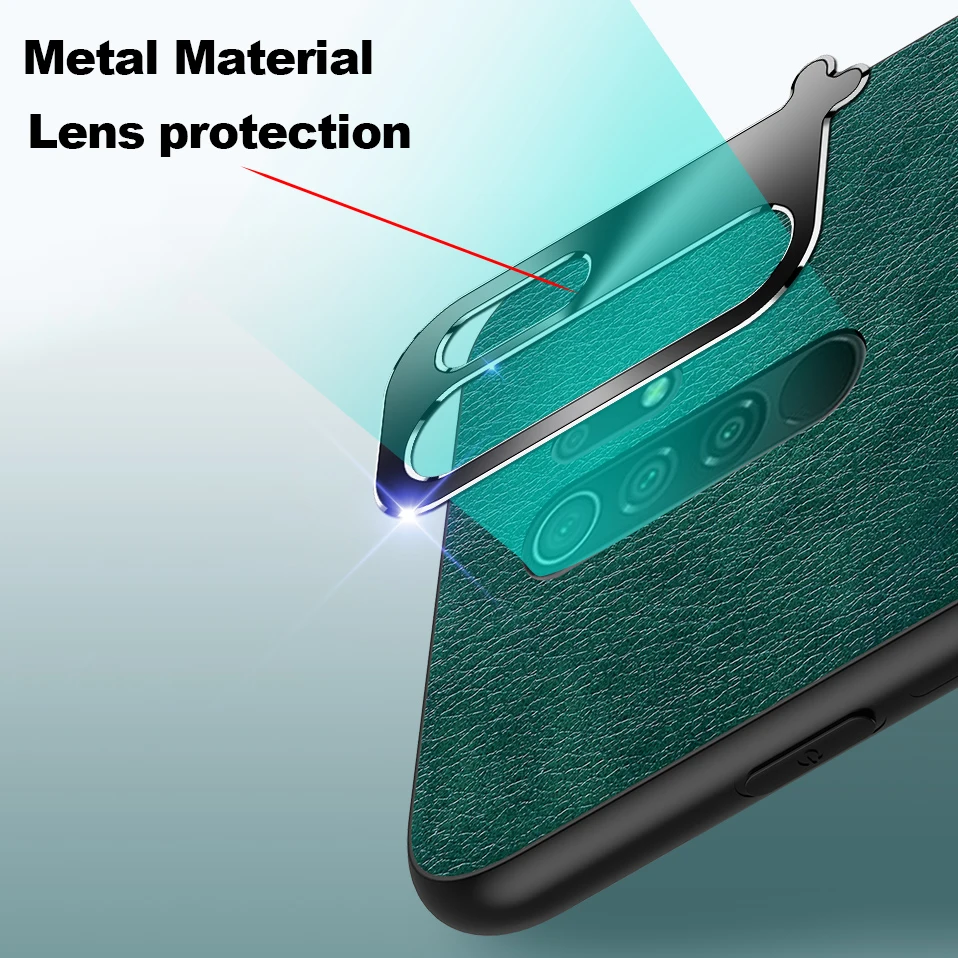 

For Xiaomi Redmi 9A Shockproof Phone Case with Ring Holder Matte PU Leather Lens protection Cover For Xiaomi Redmi 9