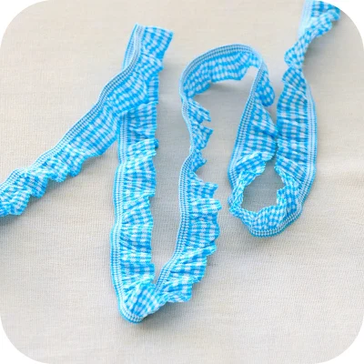 1 м Стандартная отделка эластичная плиссированная полоса красная кружевная