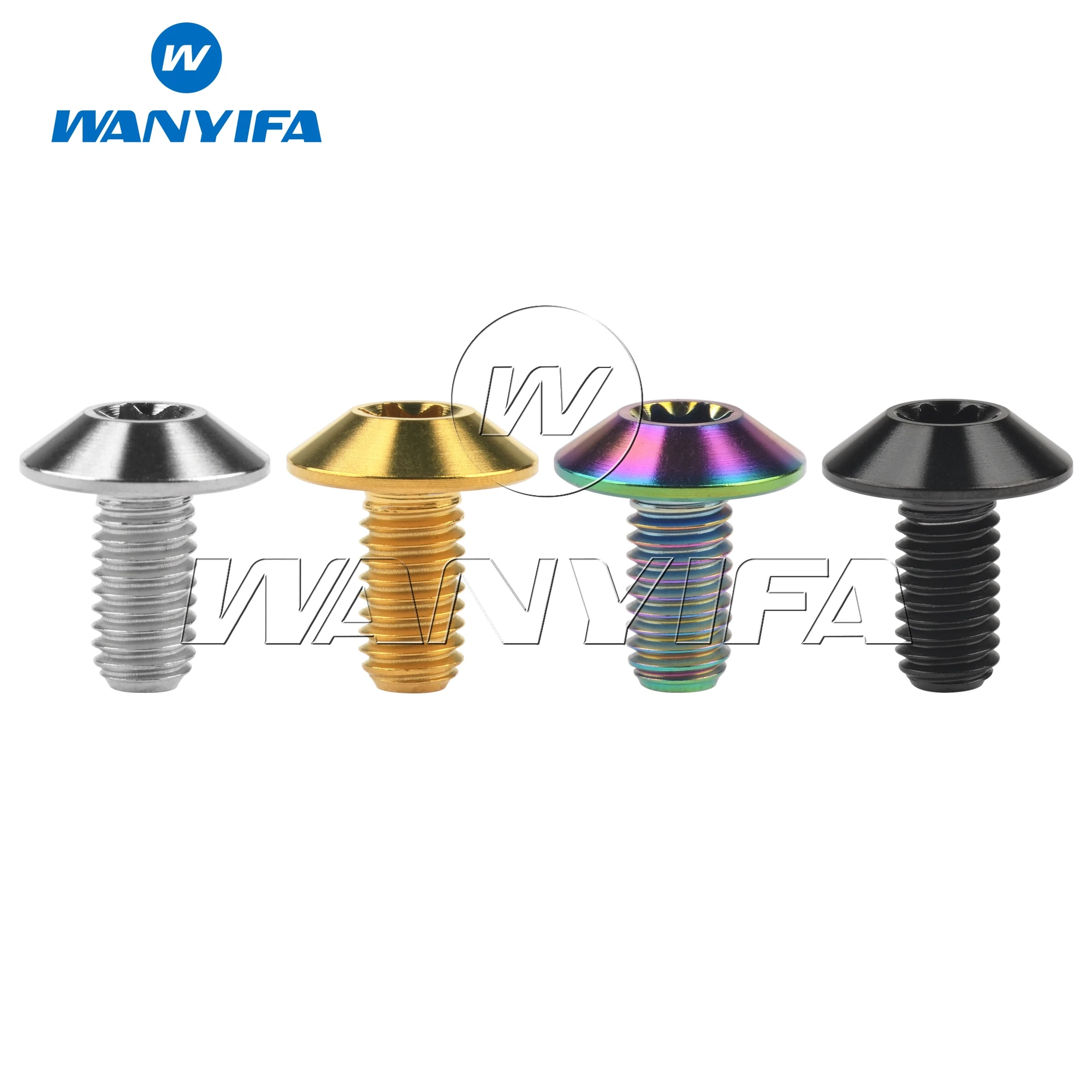 Титановый болт Wanyifa M6x12 15 16 20 мм звездообразный Винт с головкой зонта для