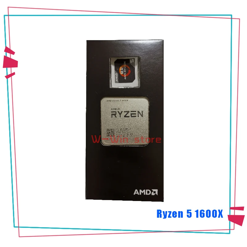 Процессор AMD Ryzen 5 1600X R5 1600X3,6 ГГц шестиядерный процессор с 12 резьбой 95 Вт L3 = 16 м YD160XBCM6IAE разъем AM4