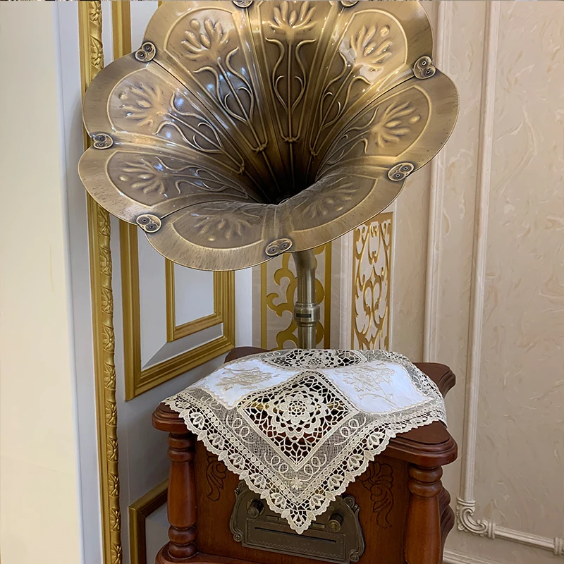 2021 белые кружевные салфетки для обеденного стола подставки подставкой под