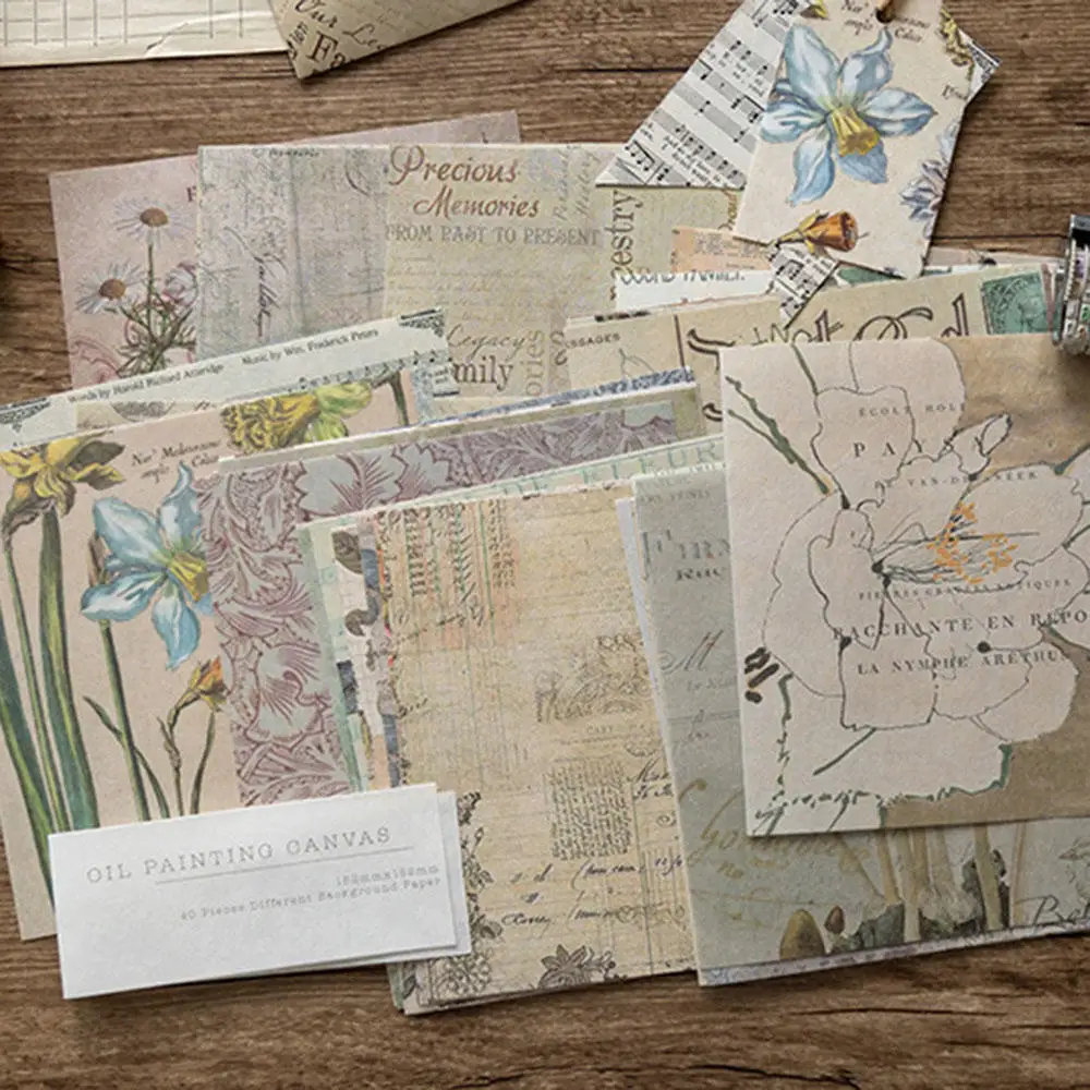 

40 Pieces Scrapbook Material Paper Cute Sticky Note Post Memo Pad School Supplies Paper Bookmark Gift for kid Creative Wholesale