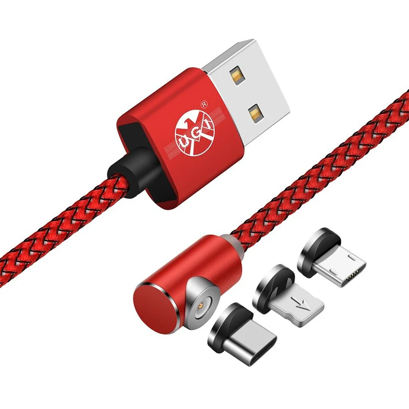 360 ° l-образный Магнитный usb-кабель для зарядного устройства для iPhone samsung Android Lot