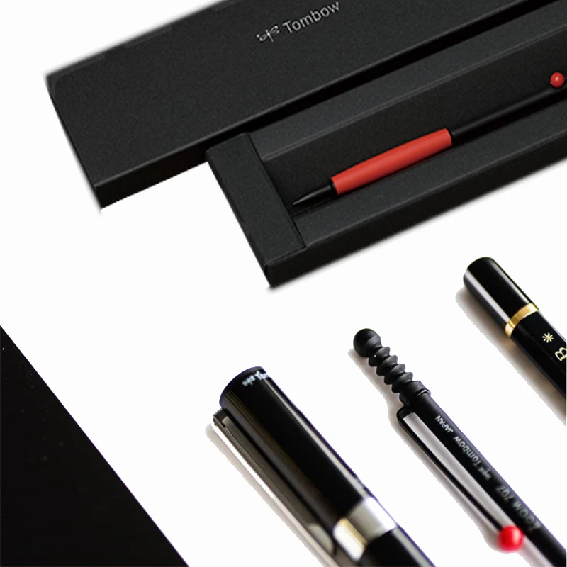 1 шт. японская ручка TOMBOW Mini тонкий шариковая | ZOOM707 Черный стержень 0 7 мм корпус из