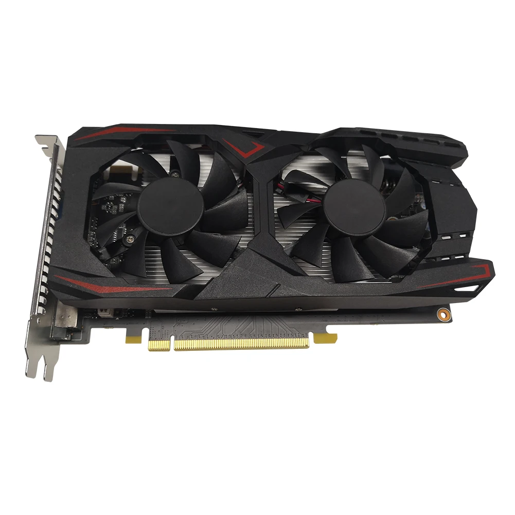 Игровая видеокарта GTX550TI DDR5 1 5 ГБ бит с двумя вентиляторами охлаждения совместима