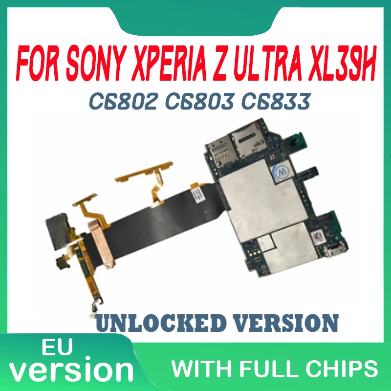 Материнская плата для Sony Xperia Z Ultra XL39h C6802 C6803 C6833 100% оригинал|Антенны мобильных