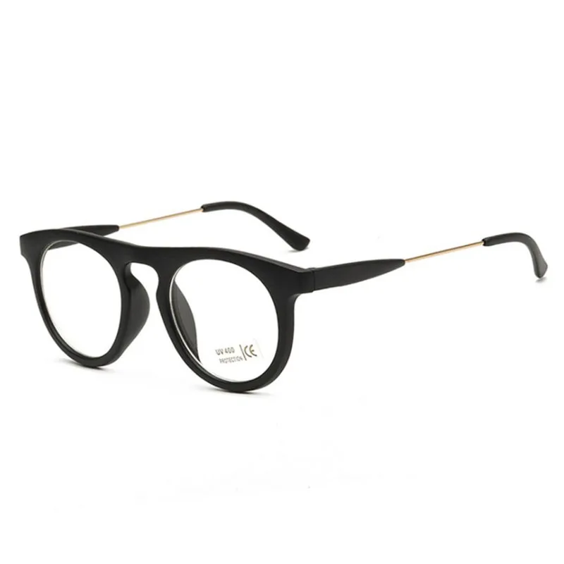 Модные металлические круглые обычные очки мужские оправа для очков от