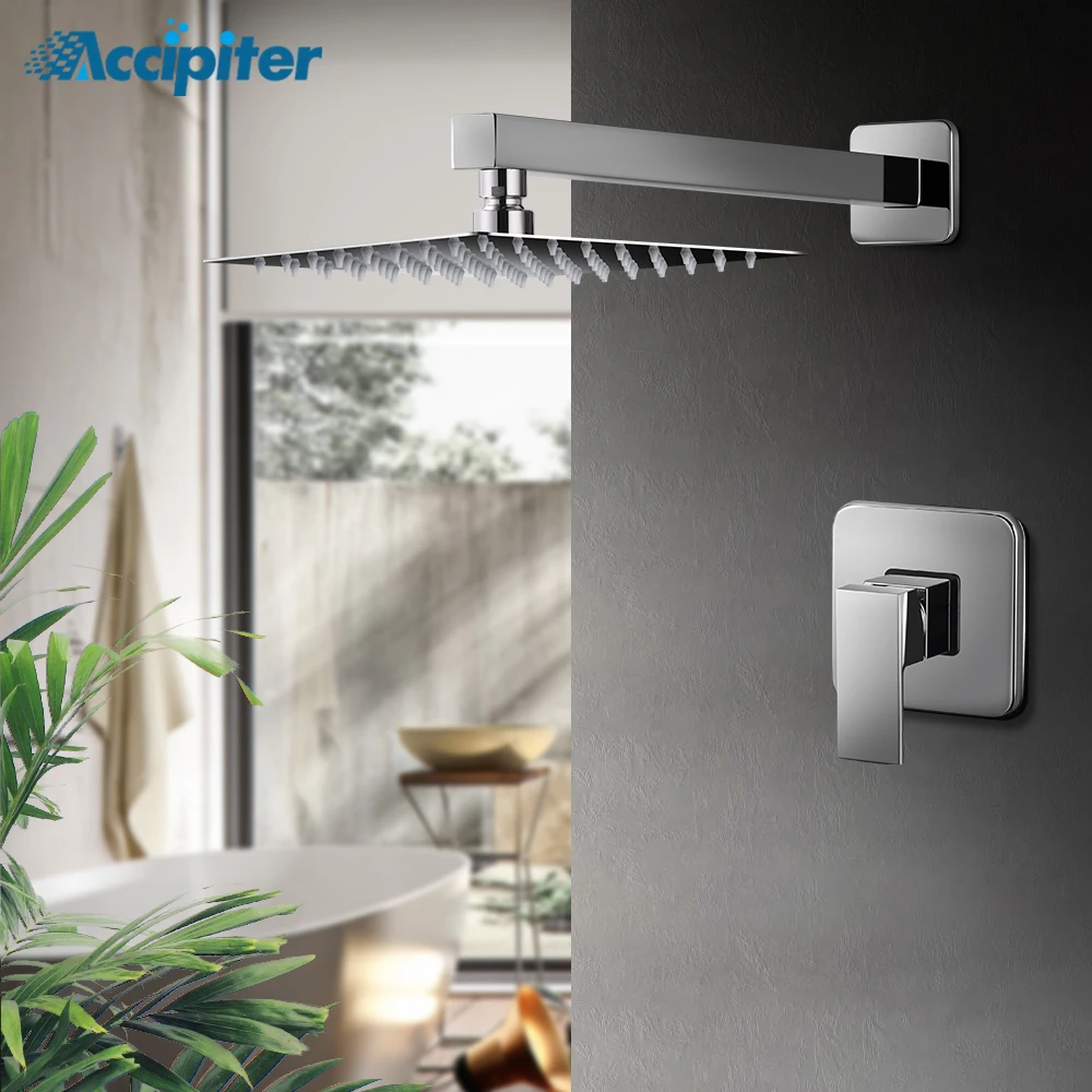 8-дюймовая Душевая система набор для ванной сантехника смеситель душа насадка