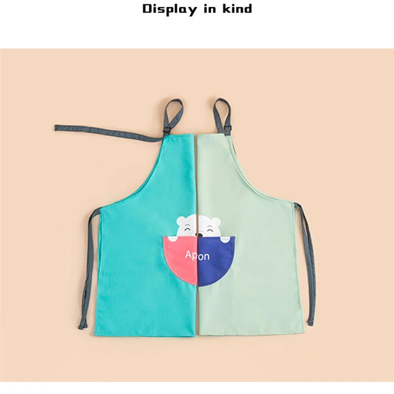 1 шт. Водонепроницаемый Фартук маслостойкая Бытовая кухонная юбка мультяшный