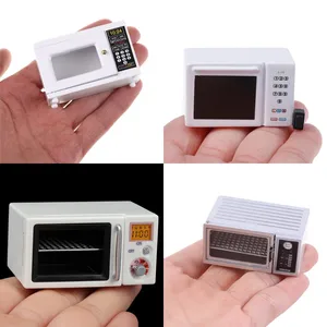 1 шт., набор кухонной посуды 112 для кукольного домика, миниатюрная модель кухонные принадлежности, аксессуар для кухни (Микроволновая печь)