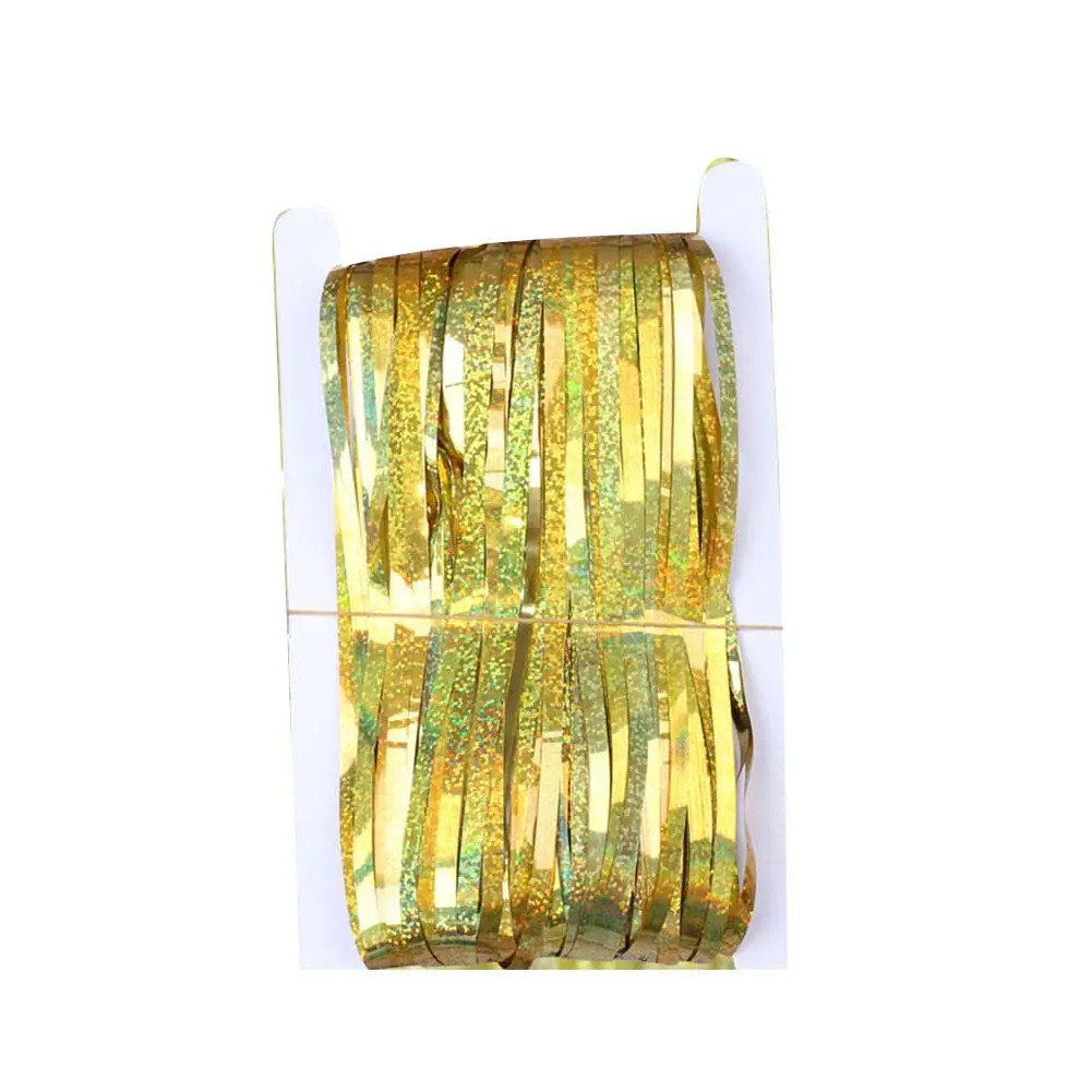 Фон для вечеринки занавески металлическая блестящая мишура бахрома фольга