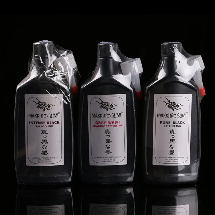 Черные чернила для татуировок пигментные инструменты перманентного макияжа 12