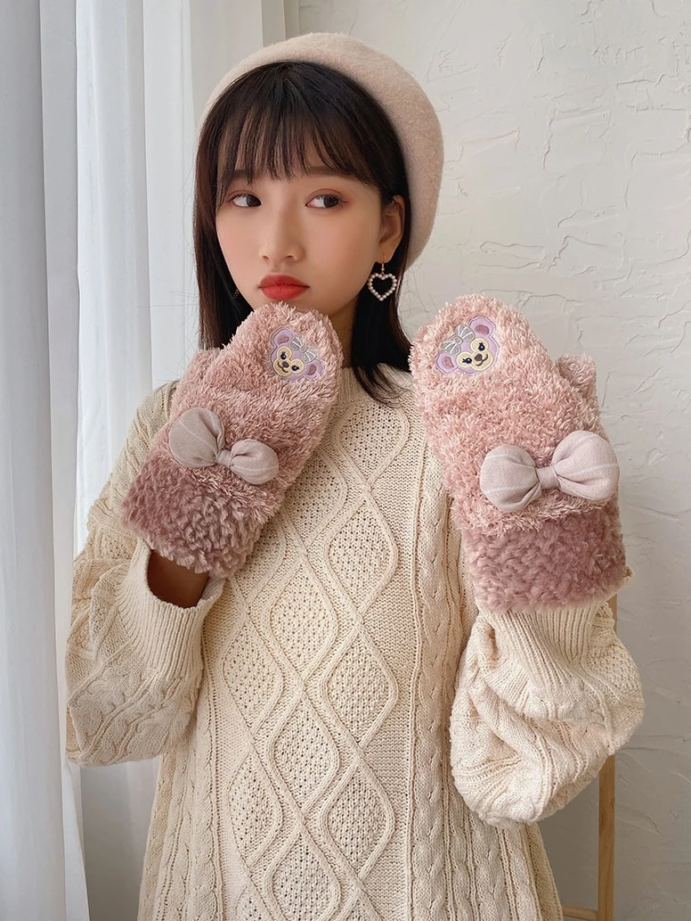 Плюшевые зимние перчатки для девочек Duffy Bear Friends Stellalou Rabbit ShellieMay Gelatoni | Багаж и