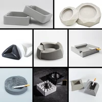 concrete ashtray silicone mold creative gifts home furnishing decorative cement mold