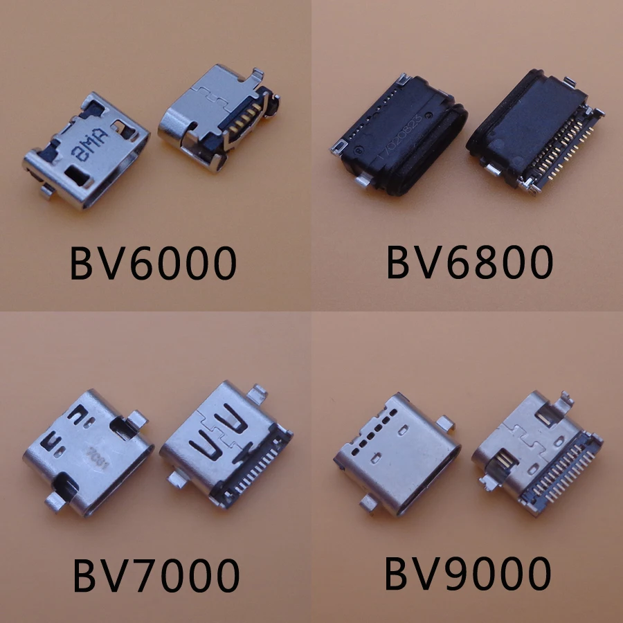 2 шт. микро Usb зарядный разъем сменный типа c для BlackView BV6000 BV6800 BV9000 BV7000 Pro - купить по