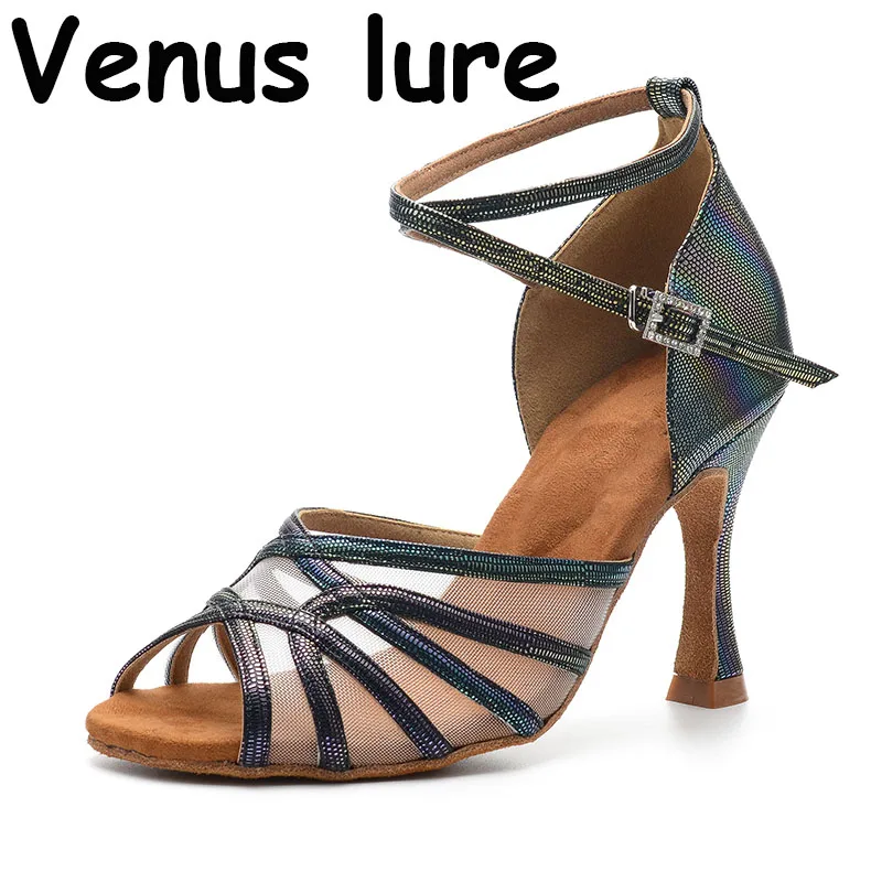 

Туфли женские сетчатые для латиноамериканских танцев, бальные туфли для вечевечерние, танго, регулируемые, для девушек и женщин