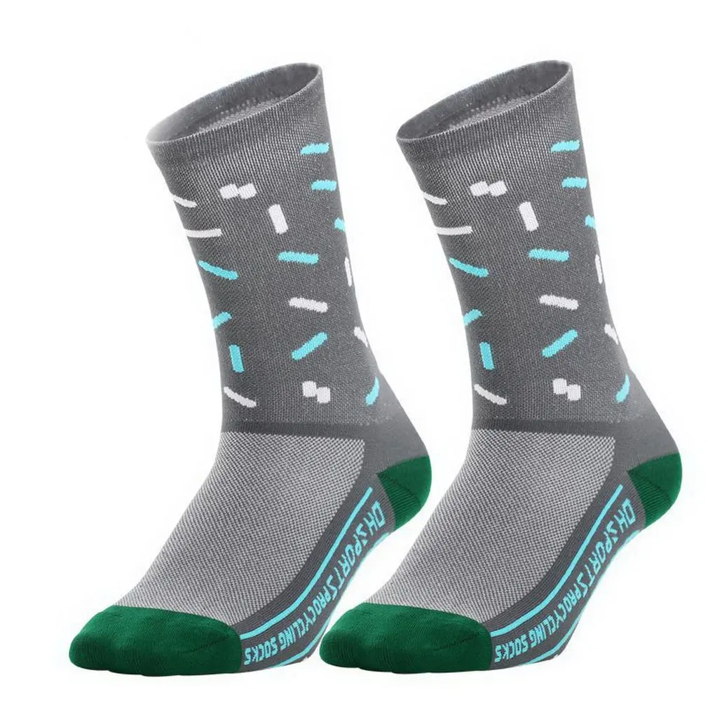 2019 DH спортивные велосипедные носки дышащие компрессионные дорожные мужские