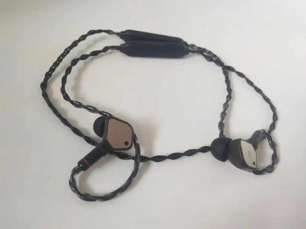 APTX HD Bluetooth кабель 5,0 APTX LL APTX AAC 2PIN MMCX 4 смешанный OCC посеребренный кабель микрофон для TF10 W4R IE80S UE QCC3034 CSR8675