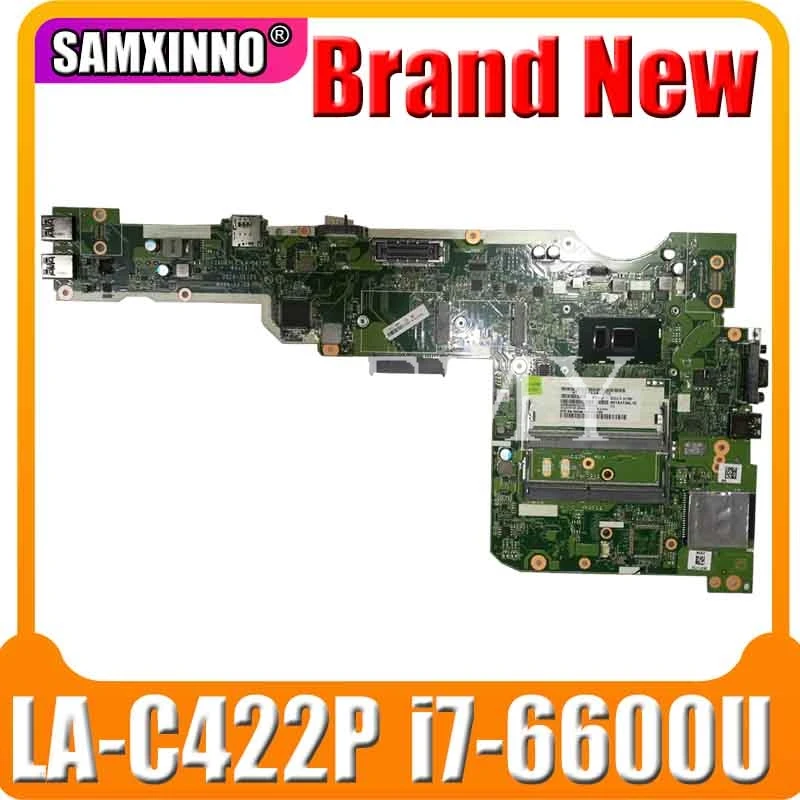 Billig 01YR028 CILL1 L2 LA-C422P Mainboard Für For Lenovo ThinkPad L570 Laptop Motherboard SR2F1 I7-6600U 2,6 Ghz CPU