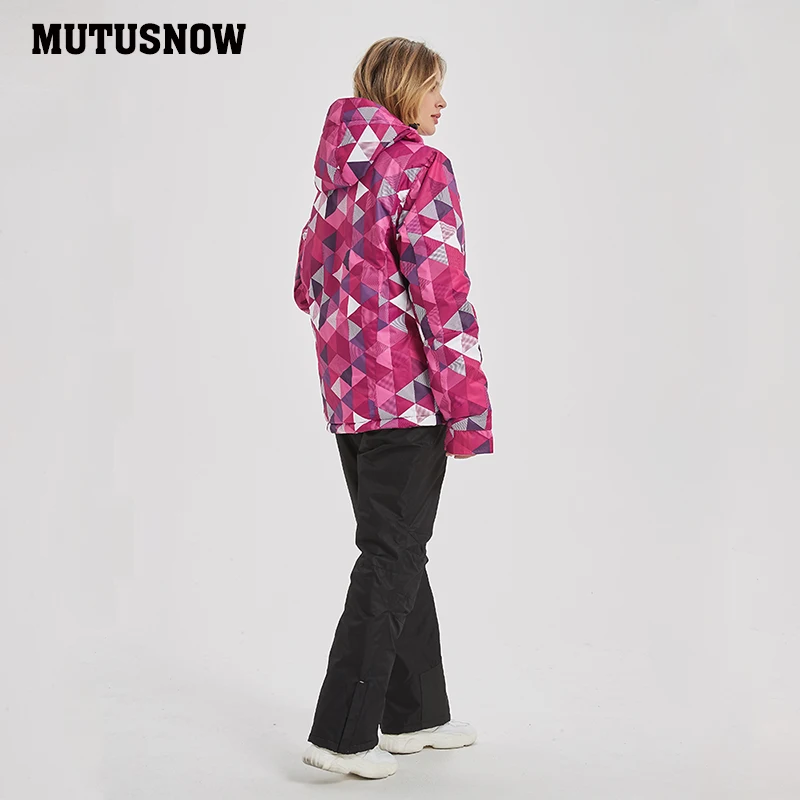 Новинка 2020 лыжный костюм Женская горная лыжная куртка + штаны для сноуборда