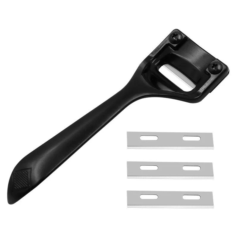 

American style Leather Skiving Knife DIY Leather Craft Cutting Tools Practical Leather Thinning Knife Cutter Accessory 3 blades