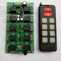433mhz dc 12v 10a 10 channel rf wireless remote control system individual learning code lightlampled band