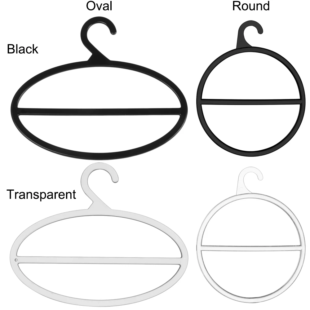 

10PCS Multi Purpose Plastic Circle Scarf Hanger Tie Clothes Rack Storage Racks Closet Organizer Portable Space Saving
