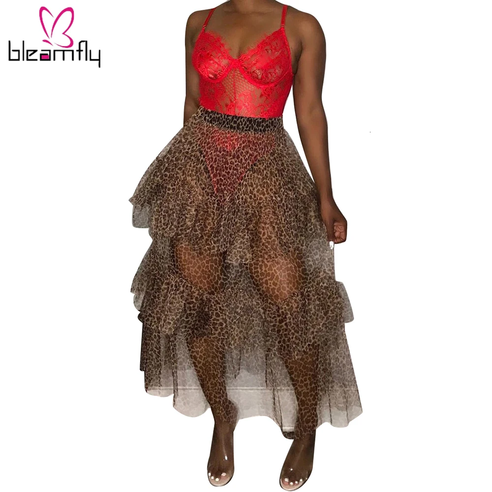 Новая зимняя Женская Осенняя леопардовая расцветка высокая талия длина до