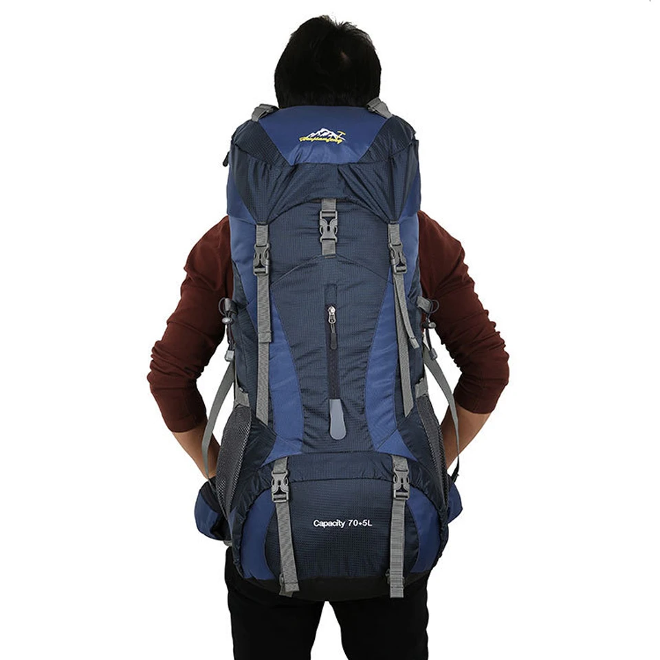 

Large Capacity 75L Outdoor Backpack Travel Men Multi-purpose Climbing Backpacks Hiking Rucksacks Camping Waterproof Sports Bag