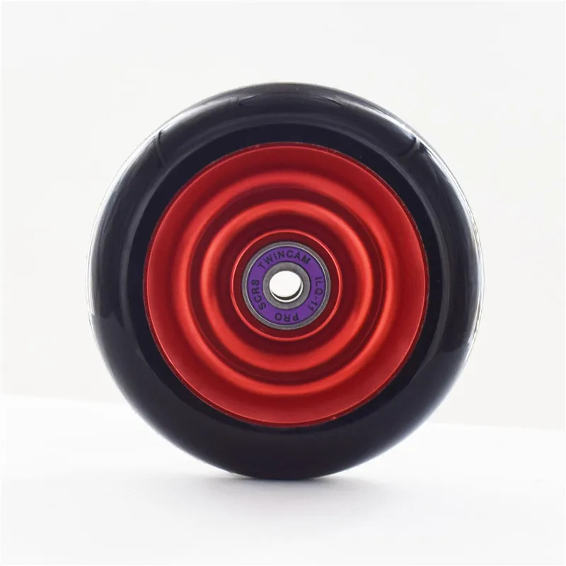 100mm round2 110 мм 100mm колеса скутера алюминиевые колеса из сплава стали концентратор высокая эластичность и высокая точность скорости колеса скейтборда 88A 2 шт./партия - Цвет: 100mm round2
