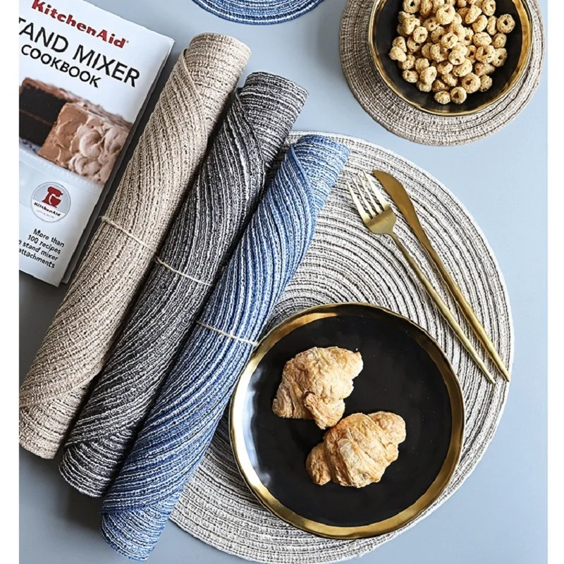 Нескользящие столовые приборы из льна декоративные кухонные принадлежности для