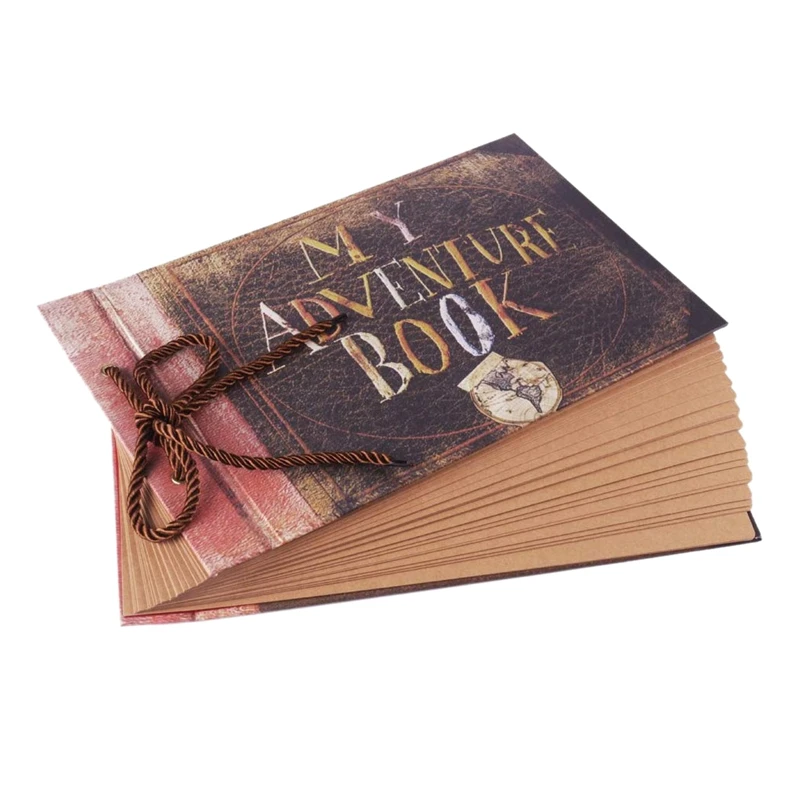 DIY альбом ручной работы винтажный Tether My Adventure Book Up семейный для скрапбукинга