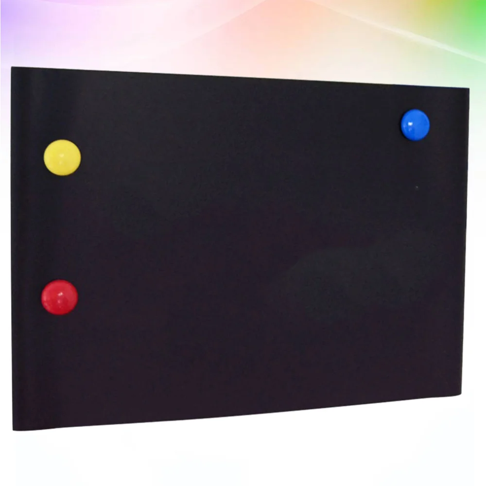 

Magnetic Blackboard Erasable Flexible Wall Blackboard Refrigerator Message Board (A3, Black)