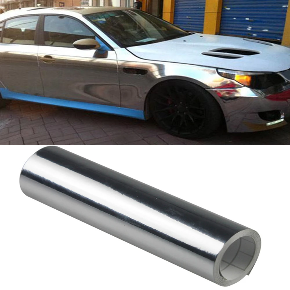 Новая Гальваническая серебряная пленка автомобиля боковое окно фольги