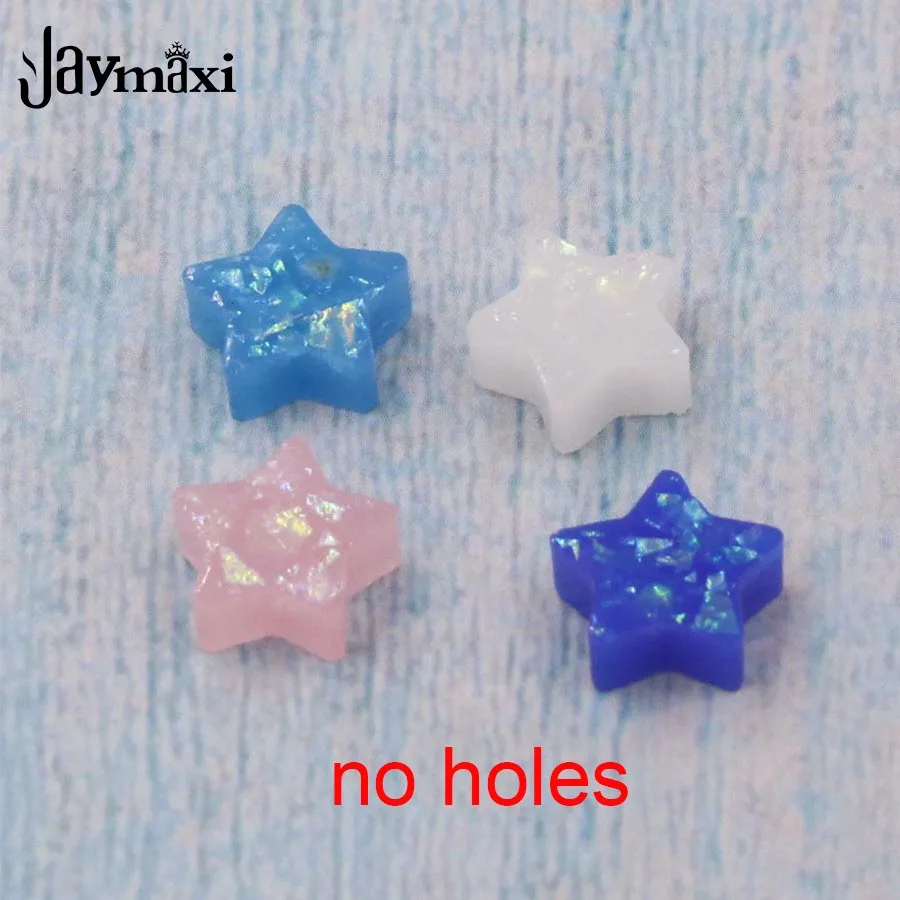 

Jaymaxi 10 мм синтетический опал звезда кулон классический DIY ювелирных изделий ручной работы без отверстия оптовая продажа аксессуары 20 шт./лот