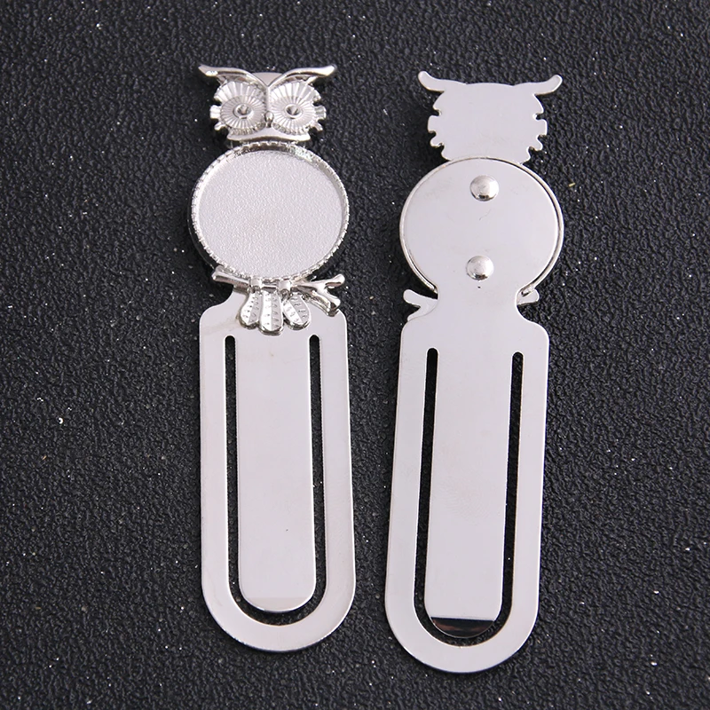 1 шт. 20 мм Внутренний размер два цвета Винтажный стиль Совы ручная работа Закладка