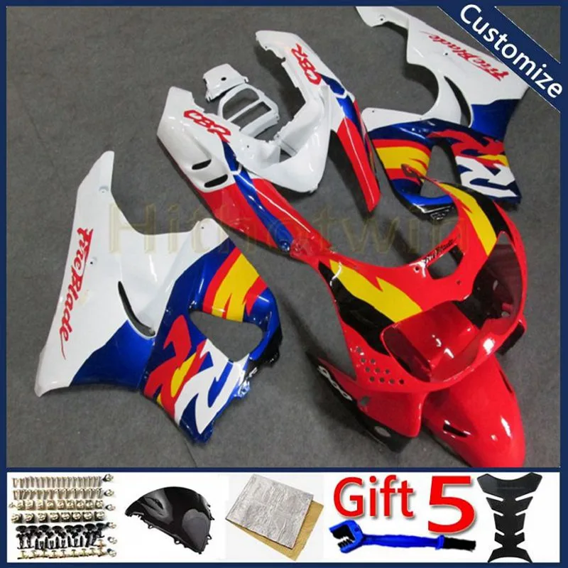 

Пластиковый Чехол для мотоцикла для CBR900RR 1994 1995 1996 CBR893RR 94 95 96 97 CBR 1997 RR, комплект обтекателей из АБС-пластика, красный, белый