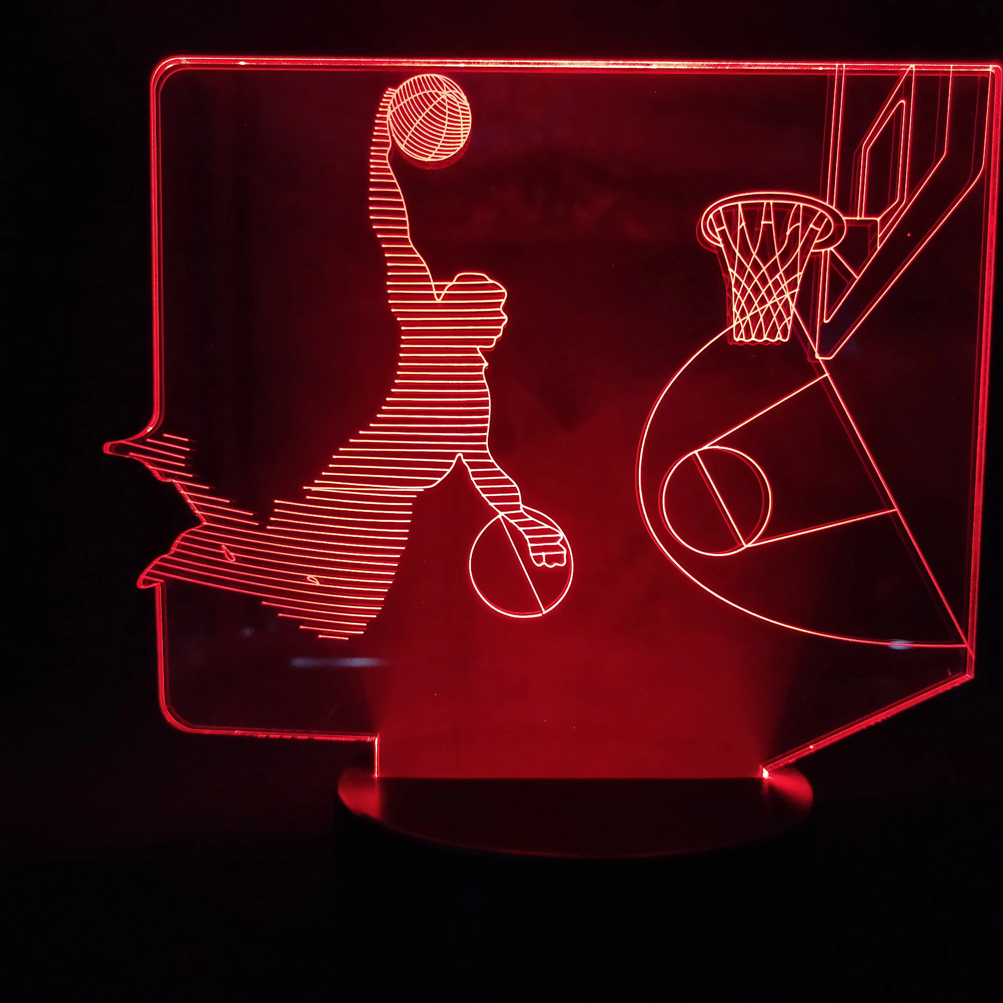 3D лампа Dunk Basketball Лучший подарок для мальчиков яркие базовые Быстрая доставка