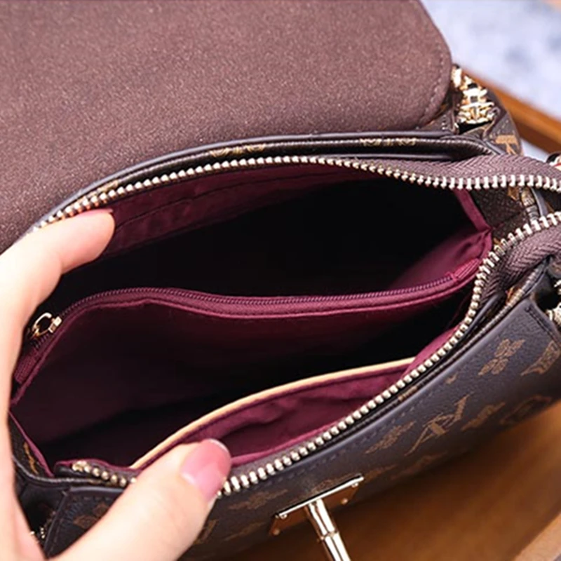

Metal Lock Top-handle Handbag for Women 2020 Retro Genuine Leather One-shoulder Messenger Bags Ladies Shopping Commute Bag Bolsa