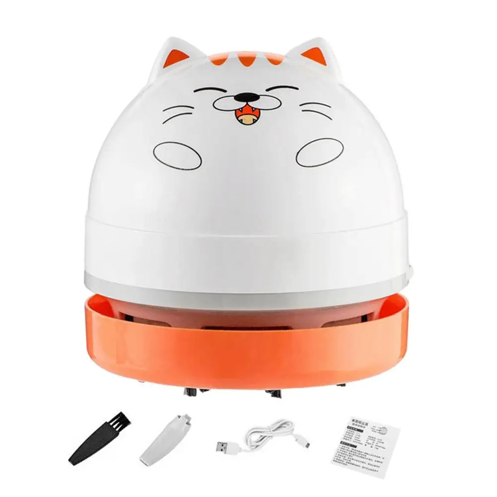 Portable Mini Vacuum Cleaner 360º Precise Cleaning Vacuum Cleaner Portable & Handheld Mini Vacuum Cleaner With Cute Cartoon App