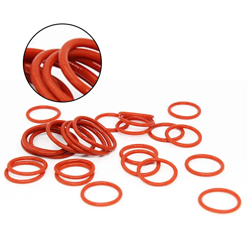 Силиконовое кольцо 10 шт./лот красное уплотнительное толщина 1 5 мм OD14/15/16/17/18/19/20
