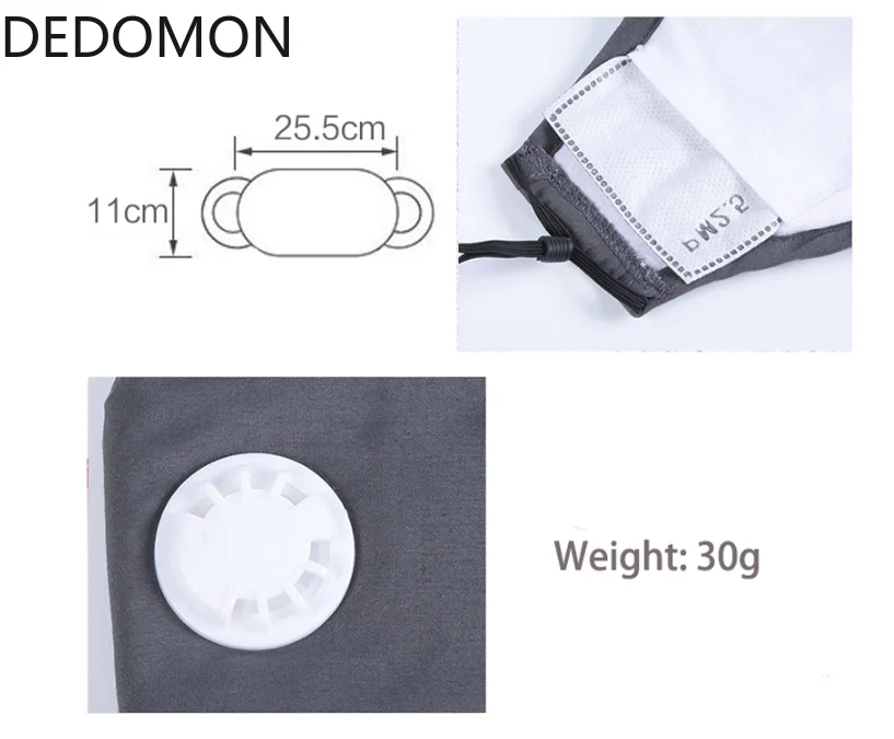 Противозагрязняющая маска для лица респиратор от пыли моющиеся многоразовые