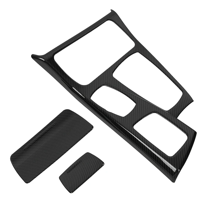 Углеродное волокно центральная консоль панельная Накладка для коробки передач