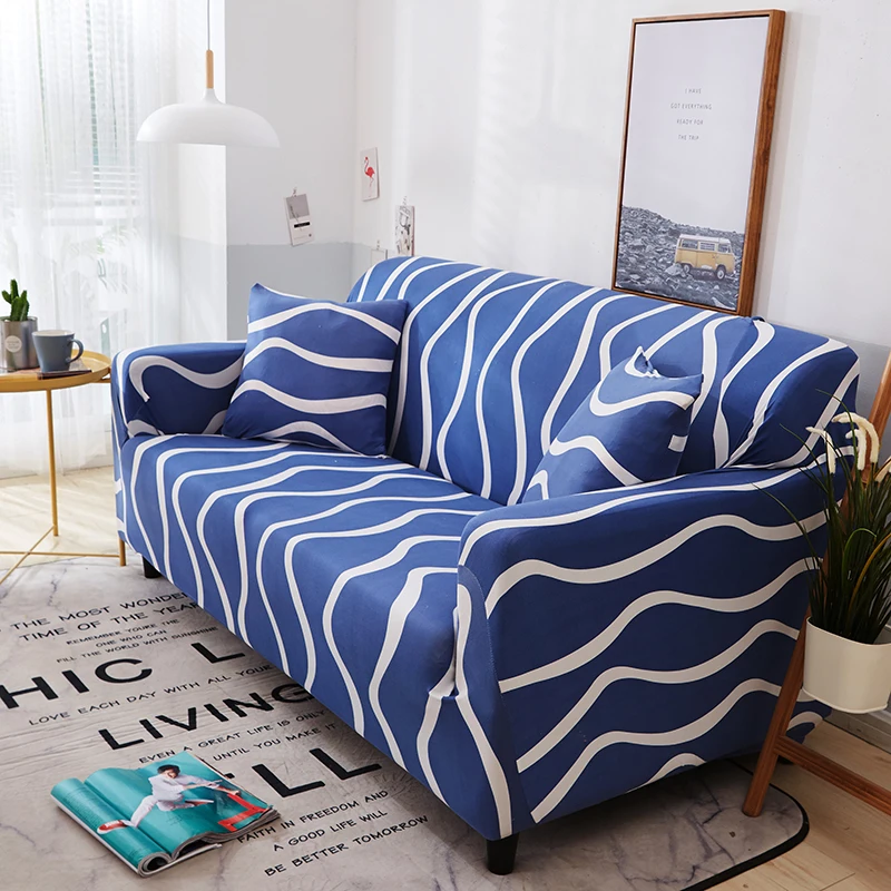 

Elastic White Sofa Cover Stretch Tight Wrap All-inclusive Sofa Covers for Living Room Couch Cover Chair Sofa Cover Pillow Case