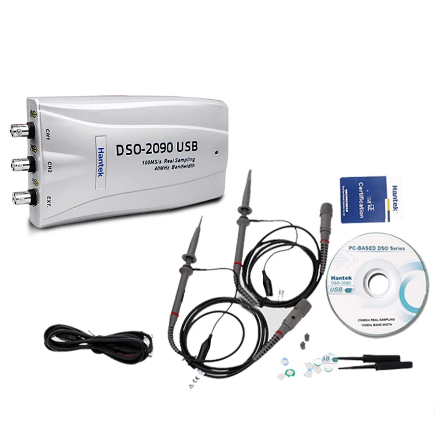DSO2090 DSO2150 цифровой Виртуальный осциллограф USB PC 100 мс/с 40 МГц DSO-2090 DSO-2150 |
