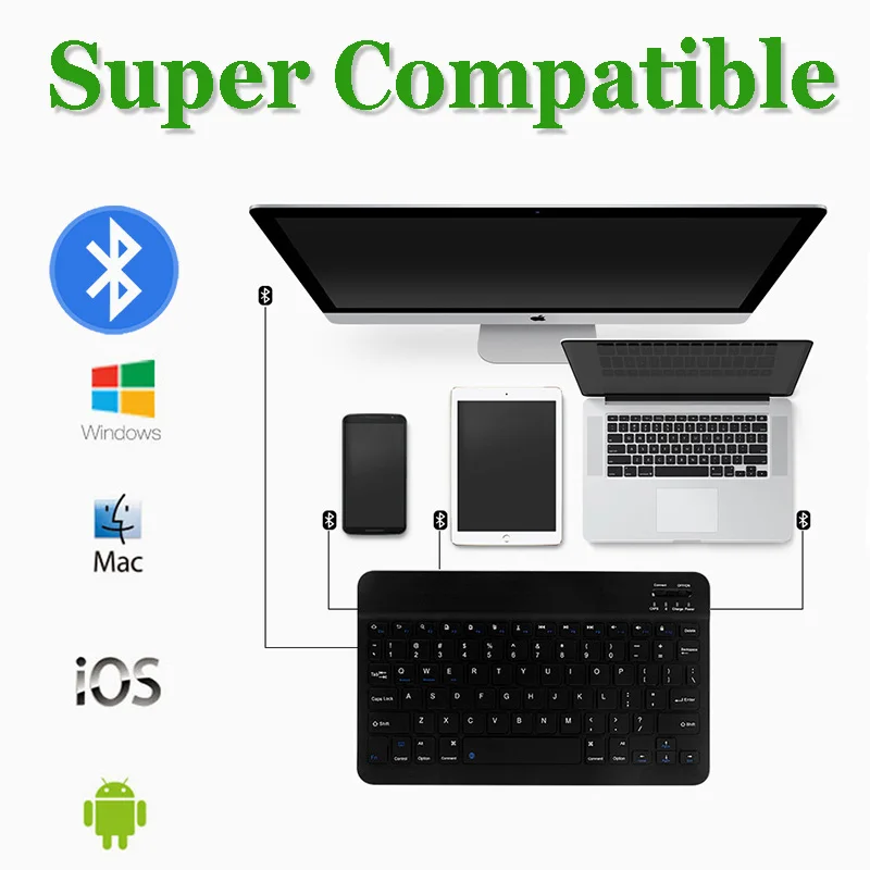 ультратонкая bluetooth клавиатура д